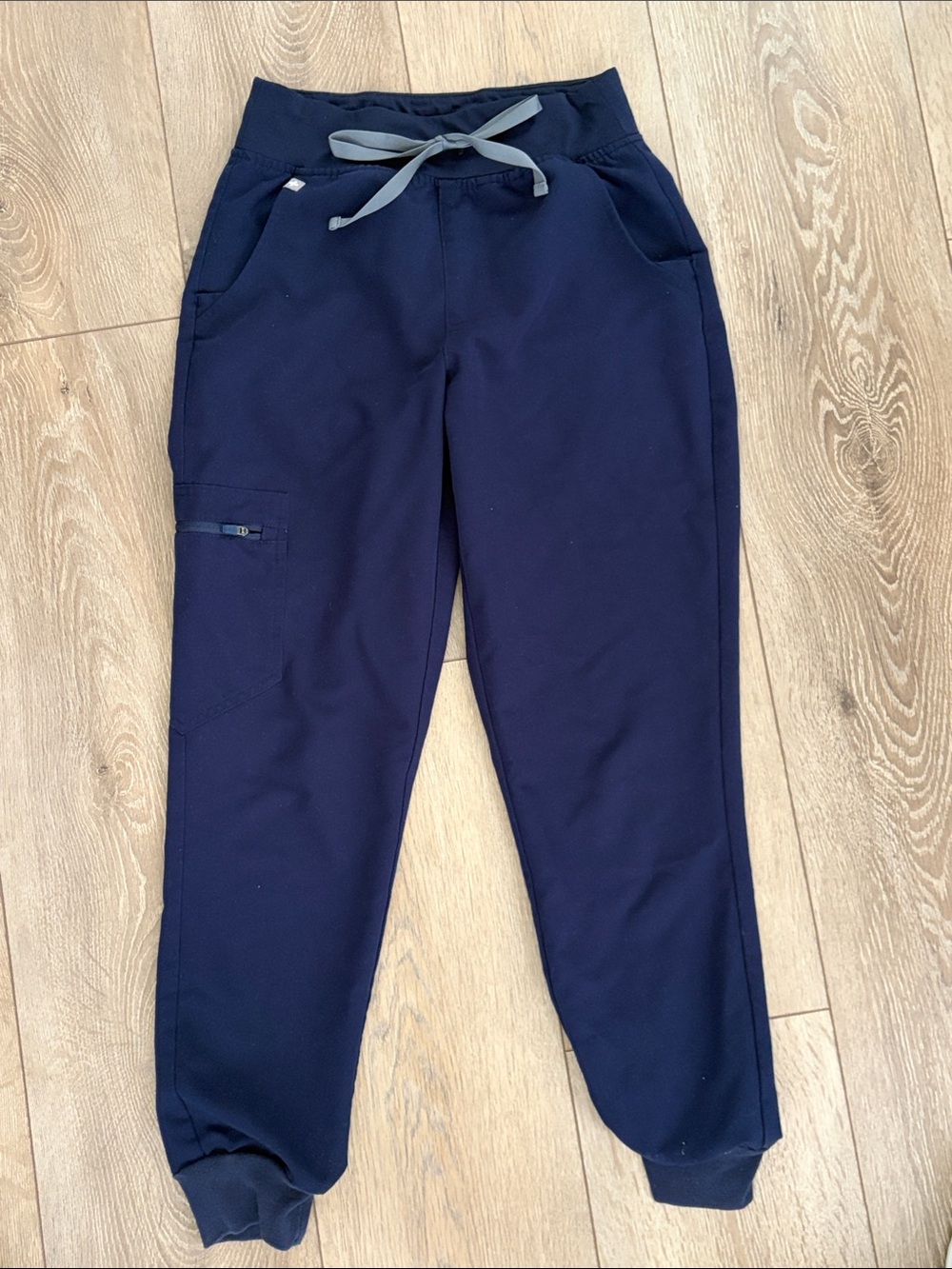 Figs Women’s  Navy Jogger Scrub Pants with Drawstring Waist